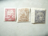 Serie mica URSS ( RSFSR) 1921 , nedantelat , 3 valori sarniera