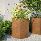 Cumpara ieftin Jardinieră de grădină 46x40x45 cm oțel de intemperii