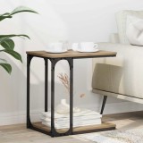 vidaXL Masă laterală stejar artizanal 50 x 35 x 52 cm Lemn compozit 881181
