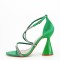 Sandale verzi elegante cu toc conic BD116 130