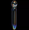 Dildo Twilight Gleam Prism Glass, Sticla, 18.4 cm