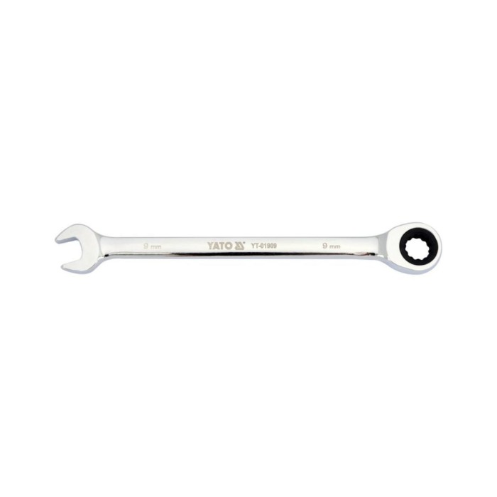 Cheie combinată cu clichet, 9mm Yato YT-01909