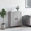 VidaXL Dulap, gri sonoma, 69,5x34x90 cm, lemn compozit