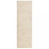 Cumpara ieftin Covor pufos &quot;PAMPLONA&quot; cu fire inalte, auriu modern, 80x250 cm