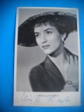 HOPCT 1556 URSULA LINGER -GERMANIA -ACTORI/ARTISTI-AUTOGRAF-CIRCULATA