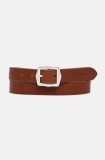 Levi&#039;s curea de piele femei, culoarea maro, D7866-0002