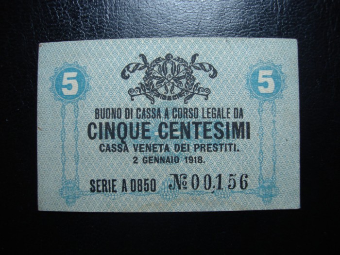 ITALIA OC. AUSTRIA 5 CENTESIMI 1918