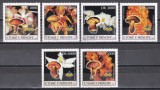 Sao Tome si Principe 2003 - Orhidee și Ciuperci, MNH