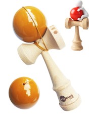 Kendama profesionala, Bila din lemn + Sticker pentru telefon, 126KD