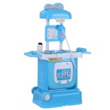 Cumpara ieftin Set Doctor si Troller 2 in 1 cu accesorii, sunete si lumini, albastru, Oem