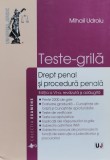 Teste-grila Drept Penal Si Procedura Penala Editia A V-a - Mihai Udroiu ,560228, 2015