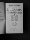 LITTERATURE DU VINGTIEME SIECLE - ANDRE ROUSSEAUX (CARTE IN LIMBA FRANCEZA)