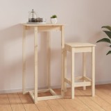 Masă Bar vidaXL Lemn Masiv Pin Maro 60x60x110 cm HORECA