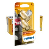 Set 2 Becuri Fara Soclu 12V W21W W3X16D Philips