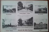 Carte postala, imagini din Baile Pucioasa, perioada interbelica