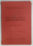 CULTURA SPIRITULUI CA PRINCIPIU AL REGENERAREI SOCIALE SI POLITICE A NATIUNEI de CASSIU MANIU , 1928