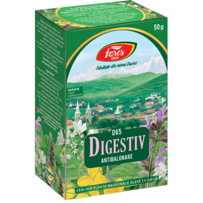 Ceai Digestiv Antibalonare 50 grame Fares foto
