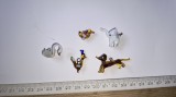 Cumpara ieftin LOT 5 MARTISOARE VECHI STICLA LUCRATE MANUAL