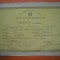 HOPCT DIPLOMA PREMIUL I SCOLAR-1966 -1967 NR 86 RSR MINISTERUL INVATAMINTULUI
