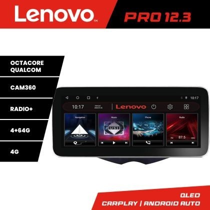 Navigatie Hyundai Veloster Lenovo PRO 4+64 12.3 inch qled android 4G DSP gps internet 8Core CarStore Technology