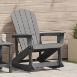 vidaXL Scaun Balansoar Adirondack Gri Deschis, 73.5x92x90 cm, Lemn, Exterior, Relaxare Terasa/Balcon