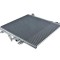 Condensator climatizare Dodge Nitro, 06.2007-12.2012, motor 2.8 CRD, 130 kw diesel, cutie automata, full aluminiu brazat, 510(470)x520(514)x16 mm, fa