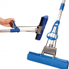 Podea mop burete pentru curățare cu mâner telescopic MOP TOP - YORK - CLEAN HOUSE