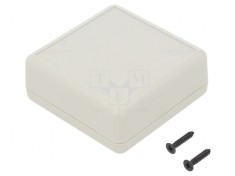 Carcasa universala ABS gri deschis 66,5mm x 66,5mm x 28mm foto