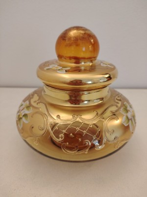 Bombonieră Bohemia Gold &amp;ndash; cristal lucrat manual, colecție de lux foto