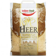 Heer Basmati Rice Superior Extra Long Orez Basmati Bob Lung 5kg