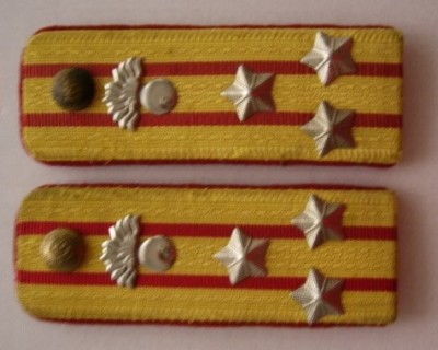 C1 4 - Grade militare - veston - comunism RSR - colonel infanterie - argintiu foto