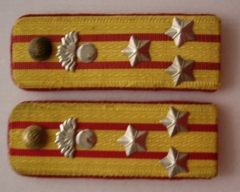 C1 4 - Grade militare - veston - comunism RSR - colonel infanterie - argintiu