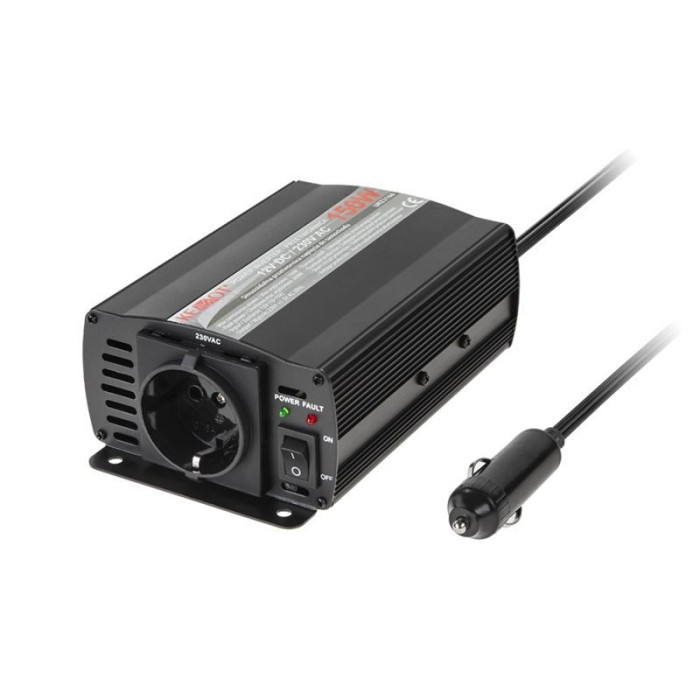 Invertor de tensiune Kemot URZ3160, 12 V, 150 W