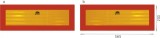 Set placute reflectorizante remorca camion 565x200mm TW-P2 - RR 101-01W-71 (2 buc)
