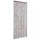 Cumpara ieftin Perdea pentru insecte, maro si bej, 90x200 cm, Chenille