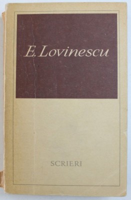 SCRIERI , VOL. II : MEMORII de EUGEN LOVINESCU , 1970 foto