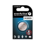 CR2025 everActive 165mAh 3V baterie plata