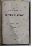 SEMNATURA, ADNOTARILE SI SUBLINIERILE LUI SERBAN CIOCULESCU PE VOLUMUL &#039; POESIES NOUVELLES &#039; de ALFRED DE MUSSET , 1850