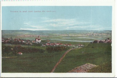 AMS# - ILUSTRATA/VEDERE SUCEAVA 1906 (PARTEA DIN NORD-EST) NECIRCULATA foto