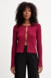 Morgan cardigan culoarea rosu, light, MIZOR