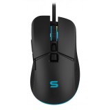 Cumpara ieftin Mouse Gaming Serioux Kayel, 6400 dpi, 7 butoane, USB, Sunplus, Senzor Optic, Iluminare RGB, Negru