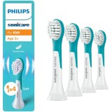 Rezerve Philips Sonicare Kids Compact HX6034/90, pachet de 4 capete de periere, Standard, click-on