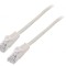 Cablul Patch U/UTP 5e 3m CCA PVC Alb 26AWG