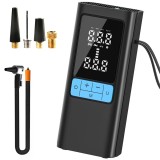 Cumpara ieftin Compresor auto portabil wireless Techstar&reg; MU002, afisaj digital LCD, lanterna LED, baterie reincarcabila 6000mAh, presiune maxima 150 PSI, incarcare