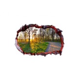 Autocolant decorativ, Gaura in perete, Natura si peisaje, Multicolor, 85 cm, 2050ST-1