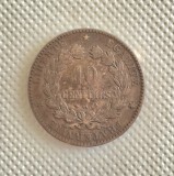 Moneda de 10 centime din 1898, Ceres, circulata