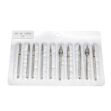 Set de capete de freză de diamant pentru manichiură, 10 bucăți, 03