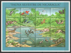 NICARAGUA 1994 FAUNA ANIMALE SALBATICE foto