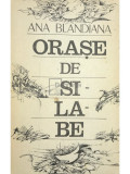 Ana Blandiana - Orașe de silabe (editia 1987)