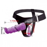 Barață Lilac Feminină pentru Anal și Vaginal cu punctul G de 17 cm